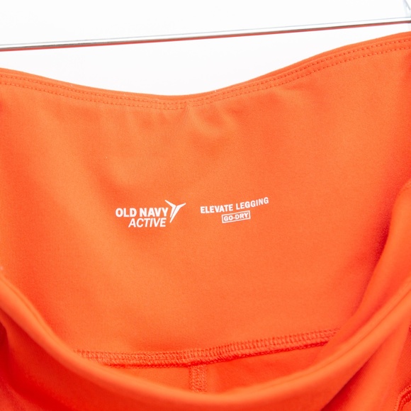Old Navy Active Elevate Orange Leggings - Women's XS Petite (?) - Picture 3 of 4